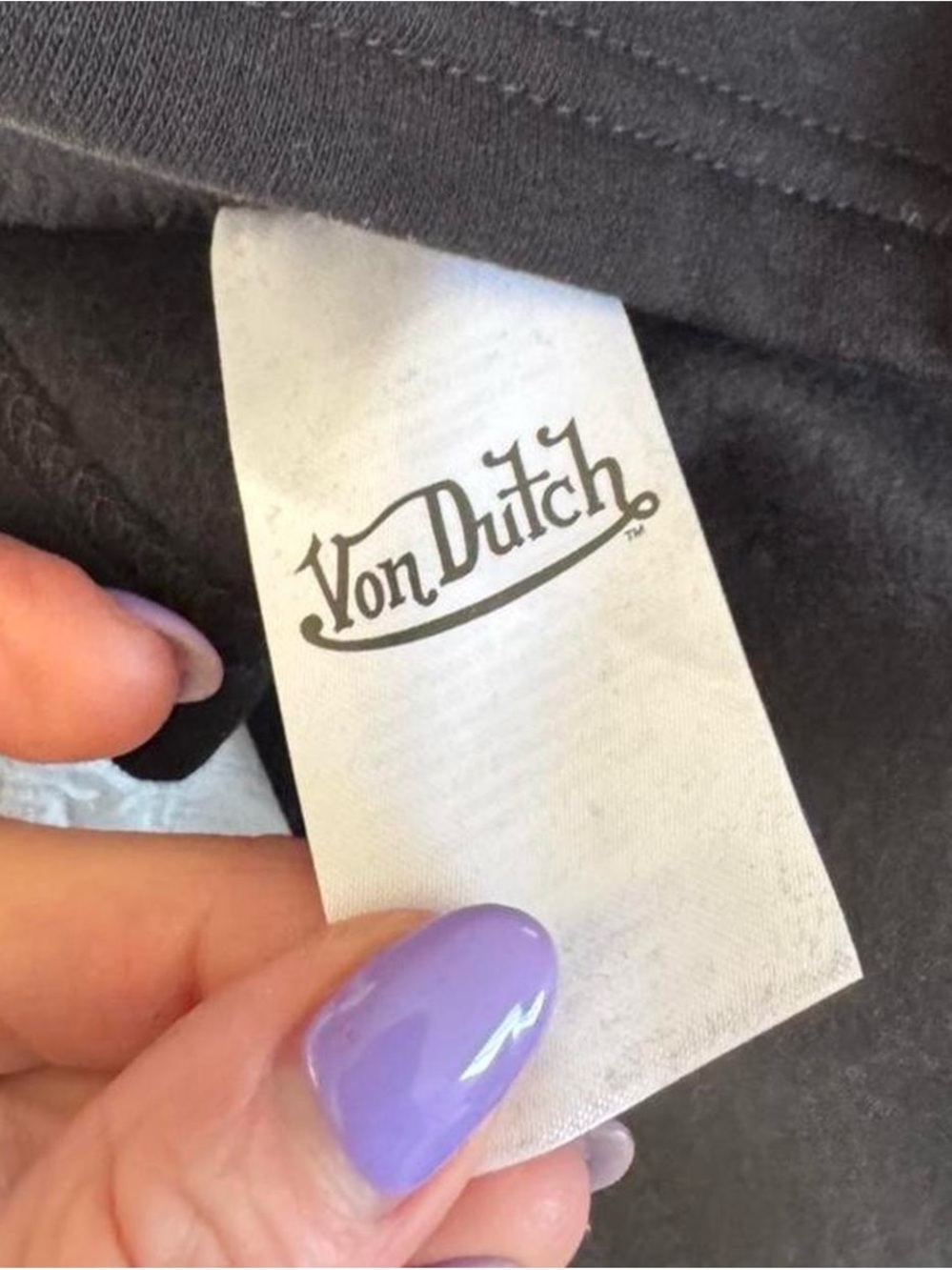 Von Dutch Bejeweled Cropped Hoodie - Picture 6 of 10